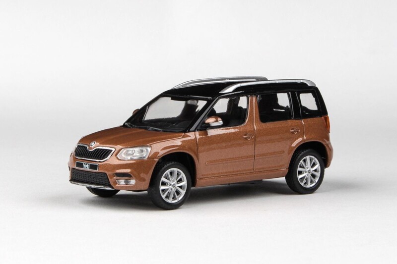 Abrex Škoda Yeti FL 1:43 Oranžová Terracotta Metalíza